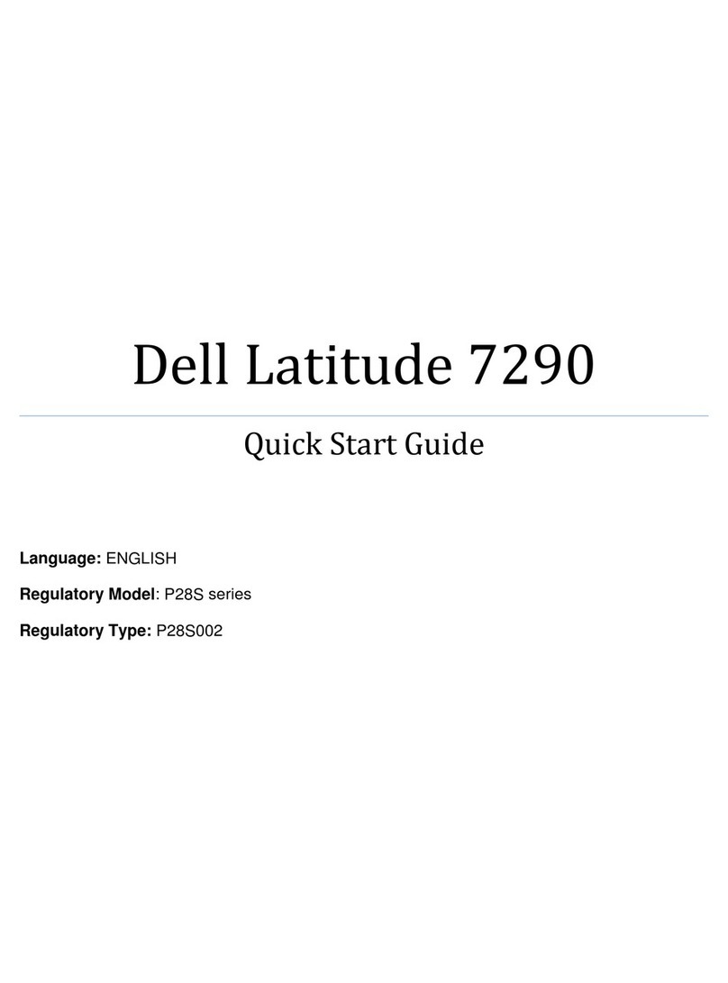 Dell Latitude 7290 User manual