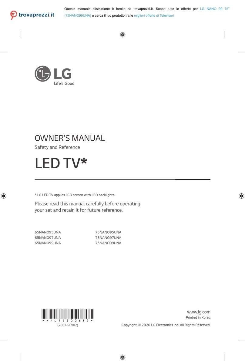 LG NANO 99 User manual