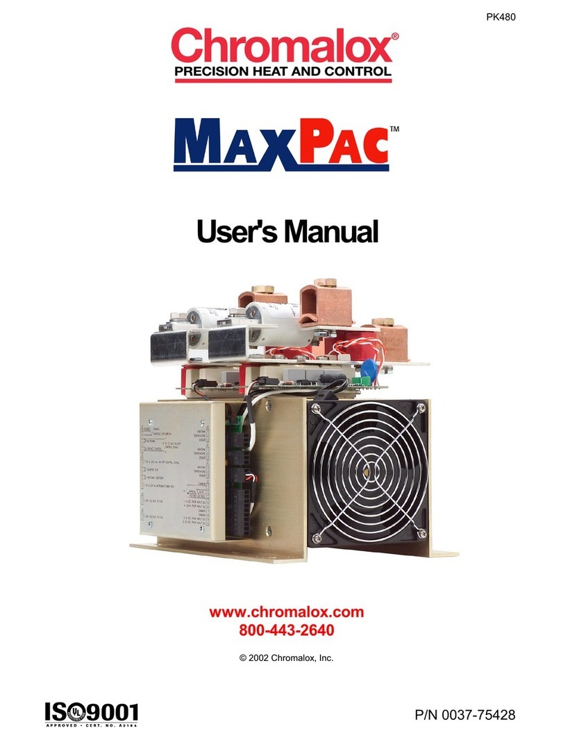 Chromalox MAXPAC PK480 user manual