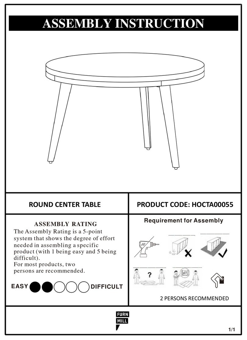 Furn Mill HOCTA00055 User manual Furn Mill HOCTA00055 User manual