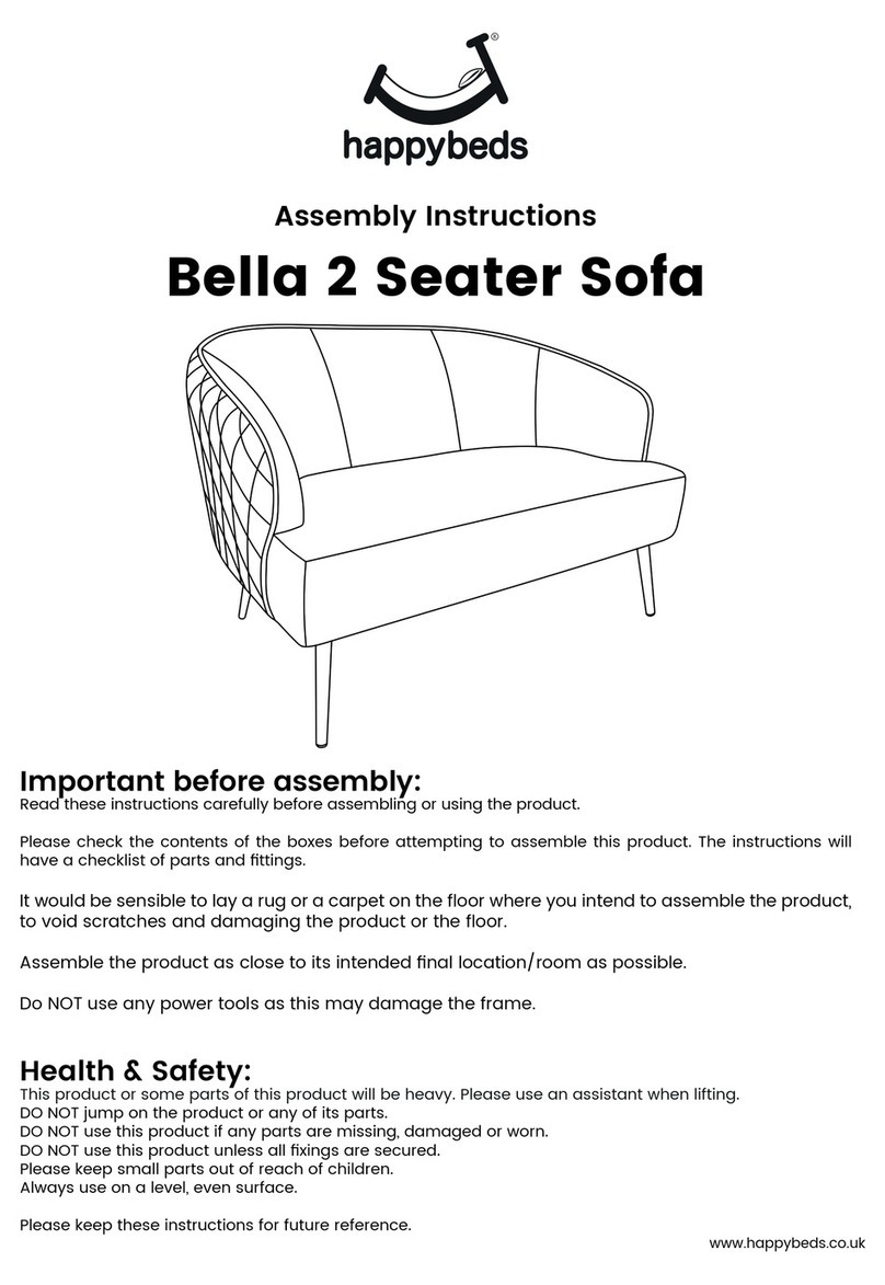 Happy Beds Bella Assembly instructions
