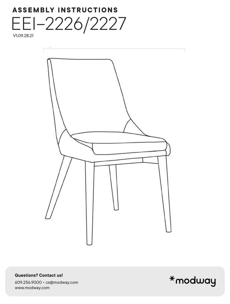 modway EEI-2226 Assembly instructions