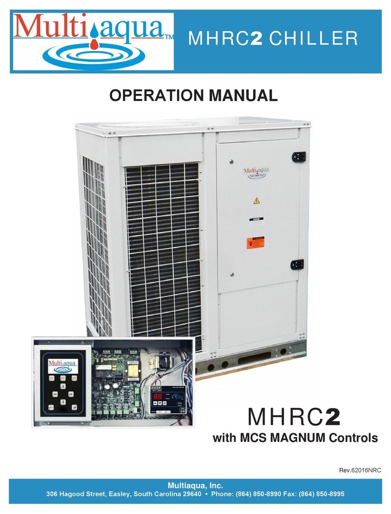 Multiaqua MHRC2 Operation manual