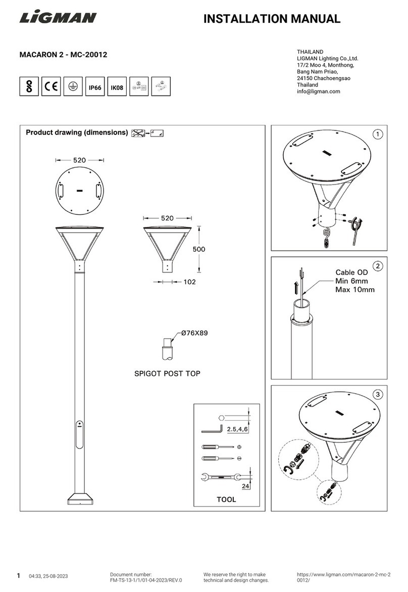 LIGMAN MACARON 2 - MC-20012 User manual
