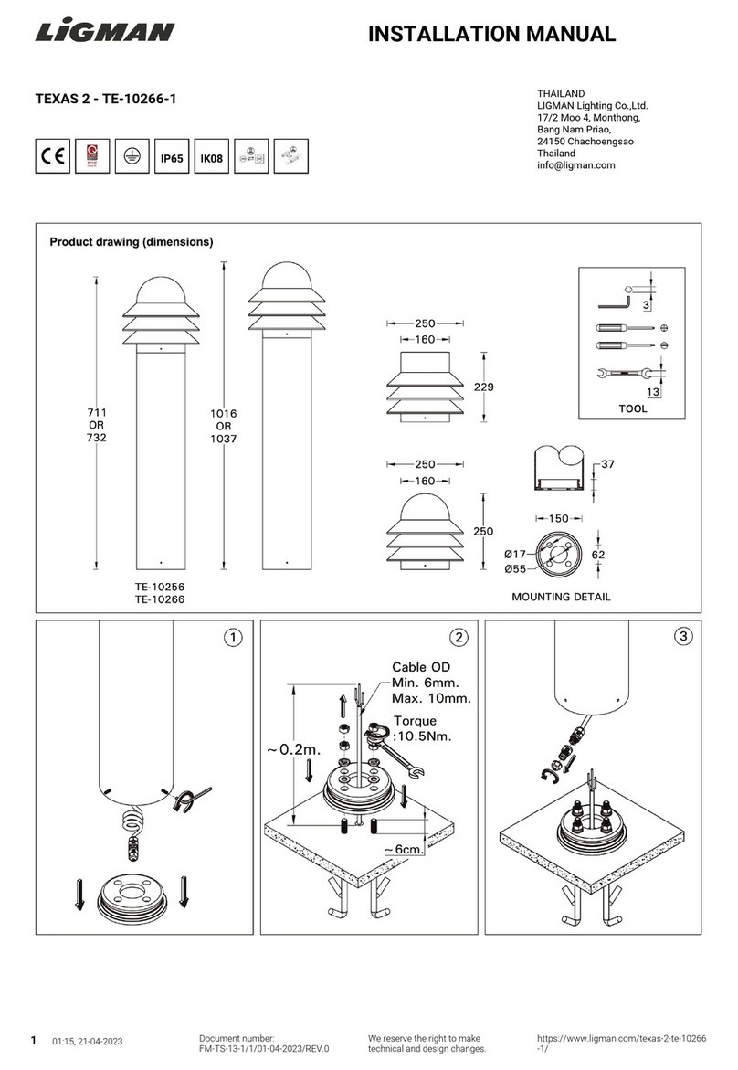 LIGMAN TE-10266-1 User manual
