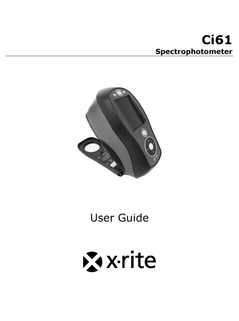 X-Rite Ci61 User manual