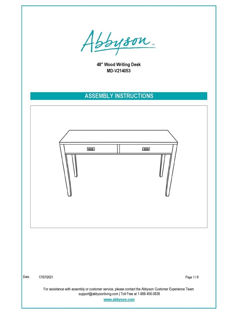 Abbyson MD-V214053 Assembly instructions