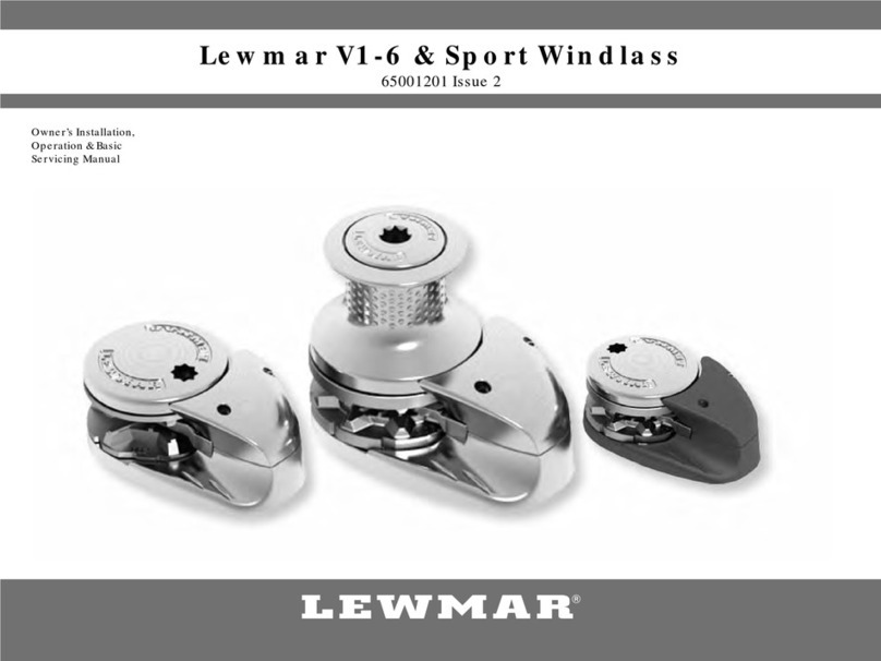 Lewmar V1/Sport owner's manual