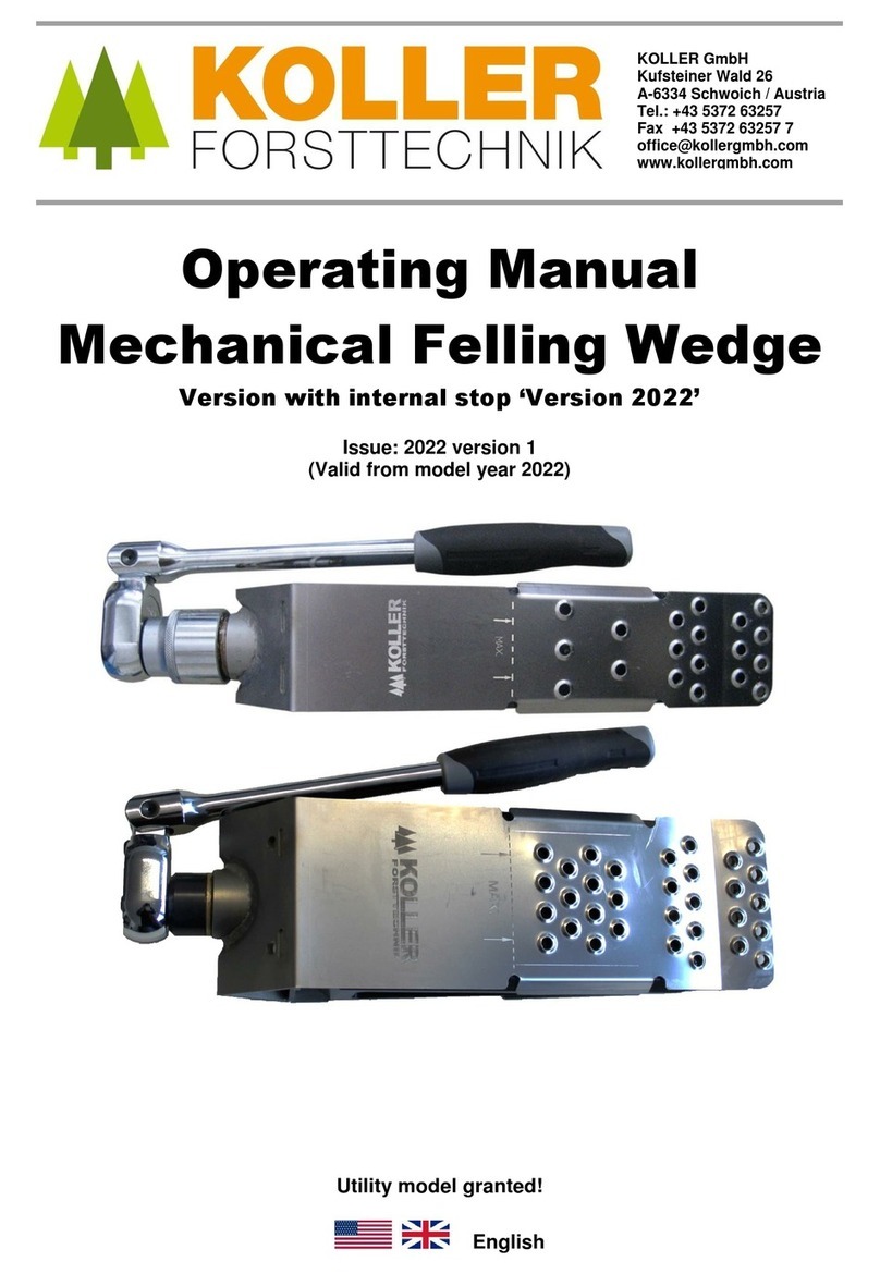 koller KFS20 operating manual