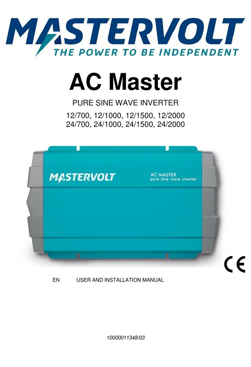 Mastervolt 12/700 User and installation manual