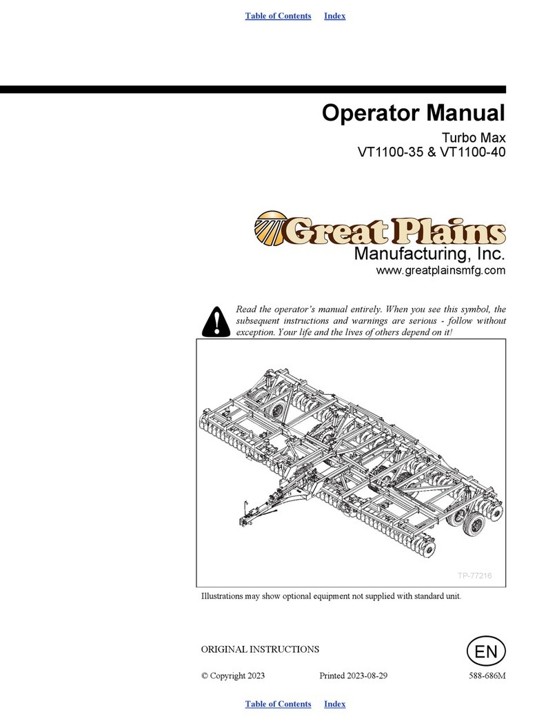 GREAT PLAINS VT1100-40 Turbo Max Operator's manual