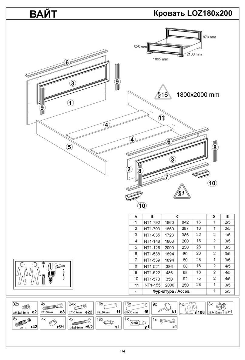 BLACK RED WHITE LOZ180x200 Assembly