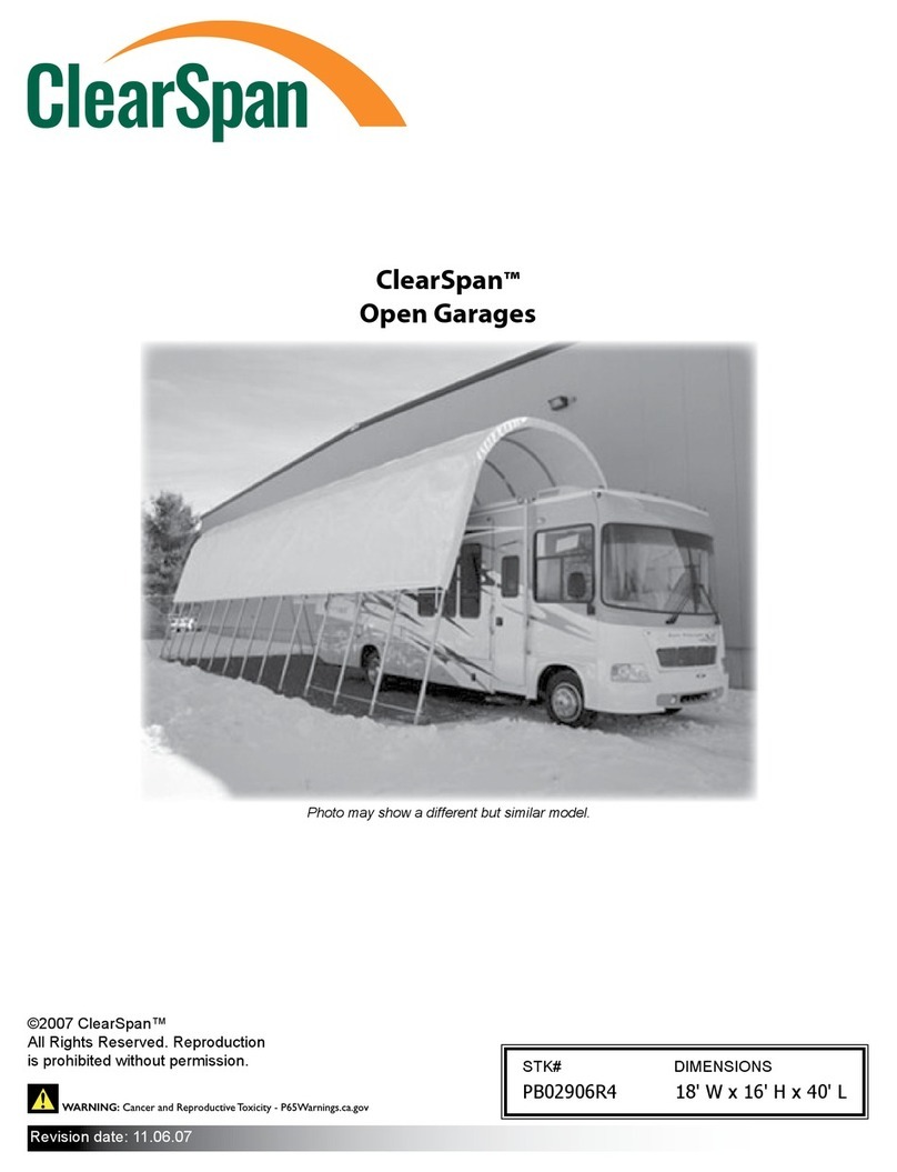 ClearSpan PB02906R4 manual
