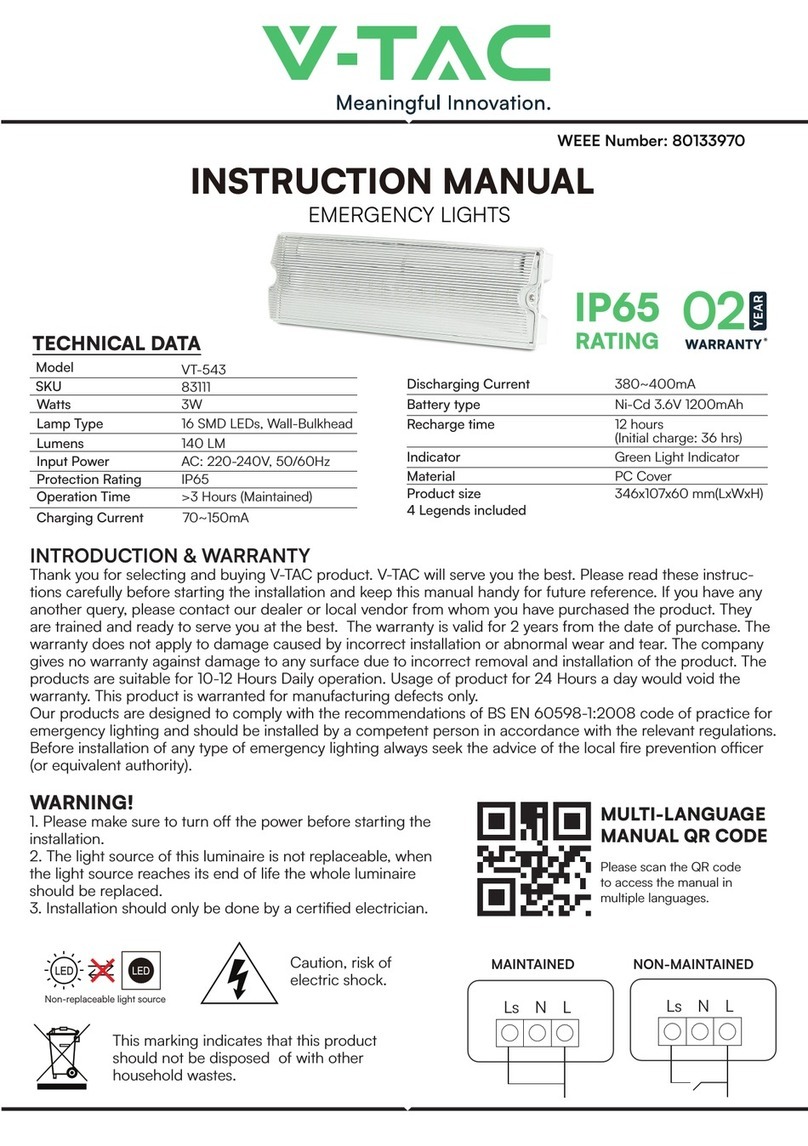 V-TAC VT-543 instruction manual