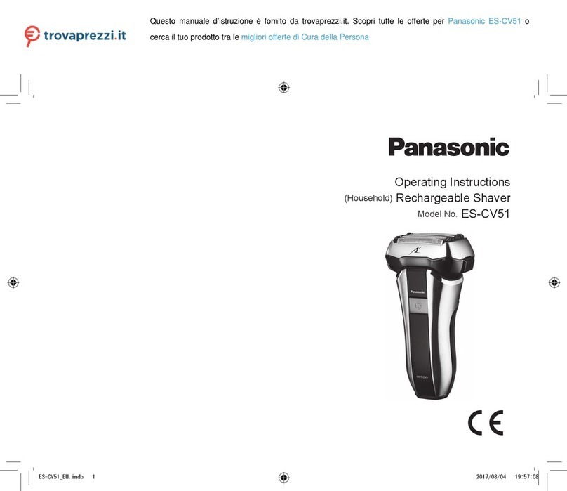 Panasonic ES CV51 User manual