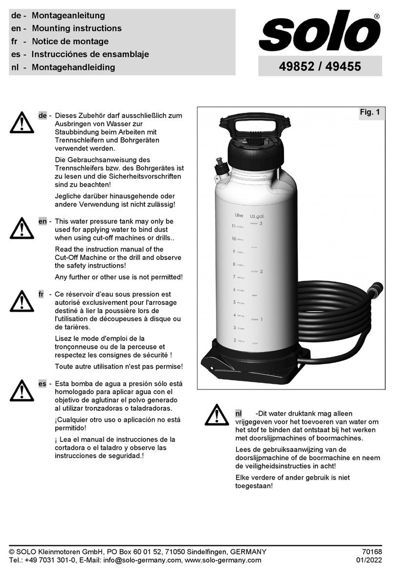 Solo 49852 Mounting instructions