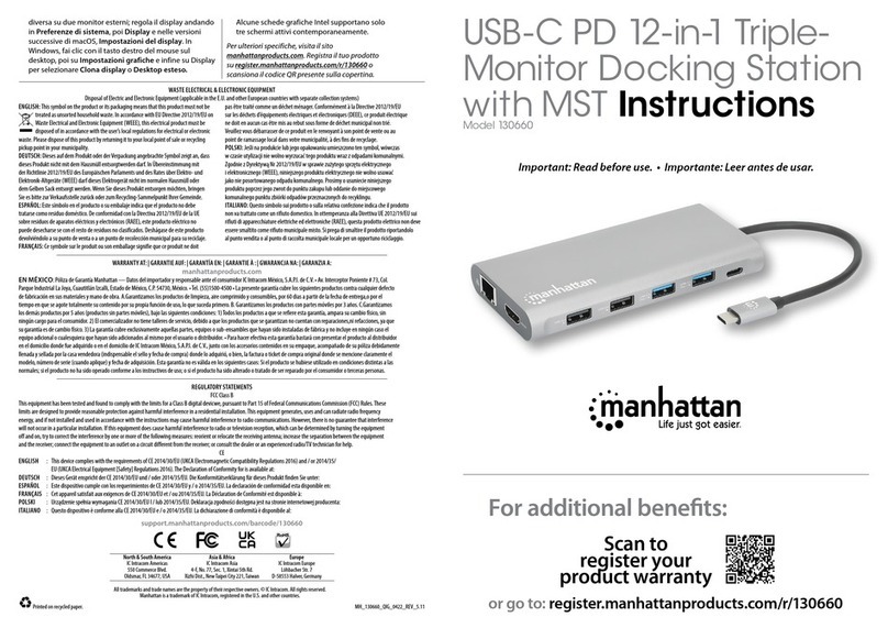 Manhattan 130660 User manual