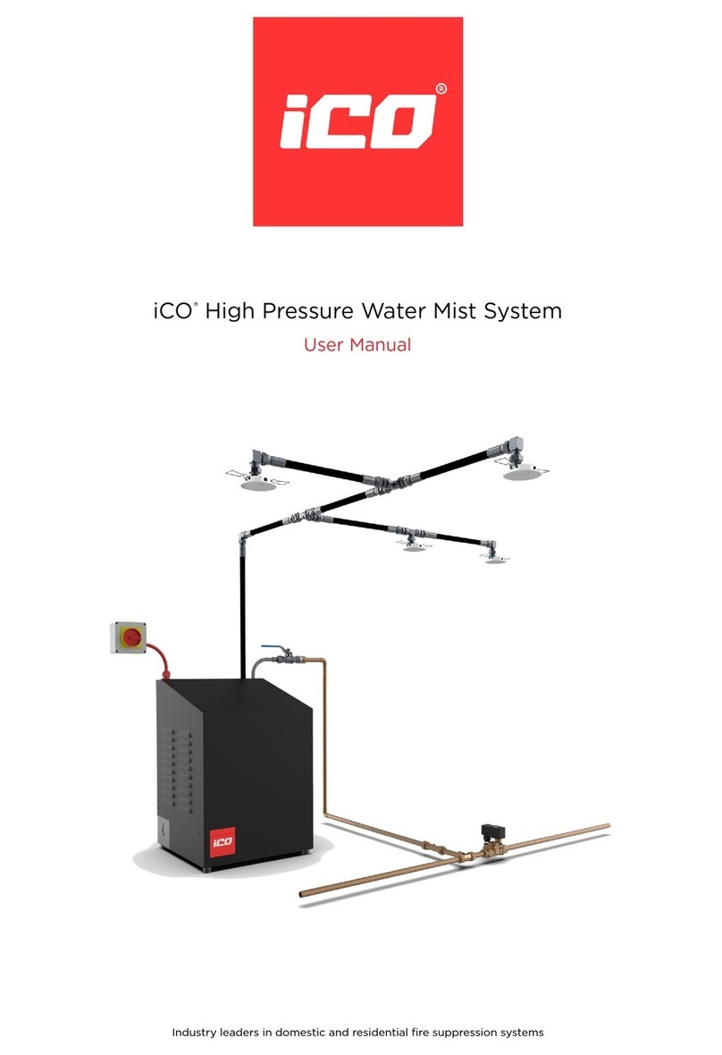 ICO High Pressure Water Mist System user manual