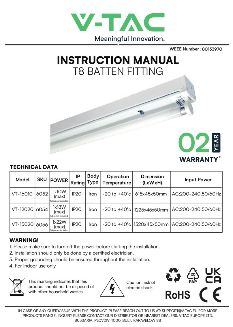 V-TAC VT-16010 instruction manual