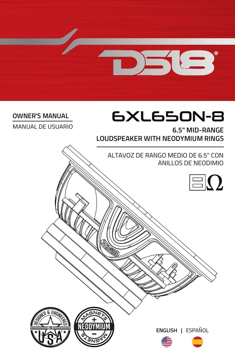 DS18 6XL650N-8 User manual