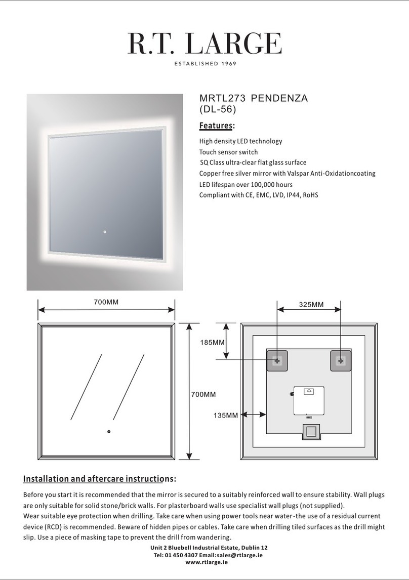 R.T. LARGE MRTL273 PENDENZA User manual