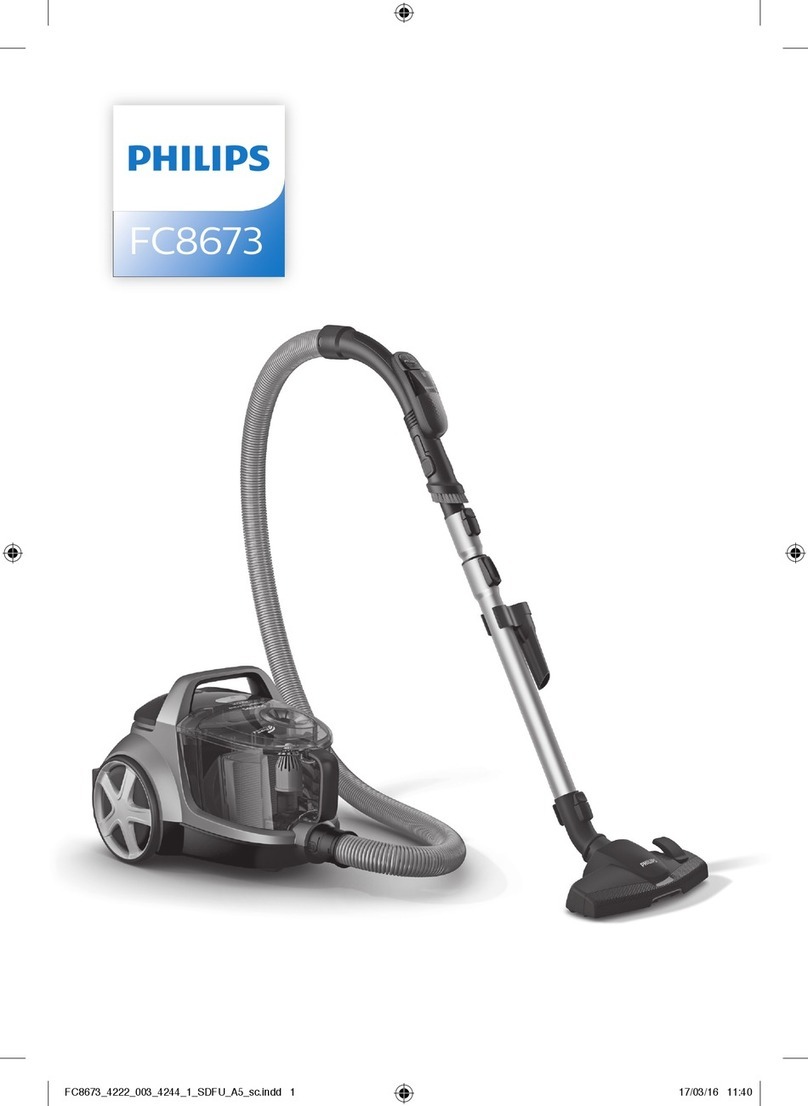 Philips FC8673 quick start guide