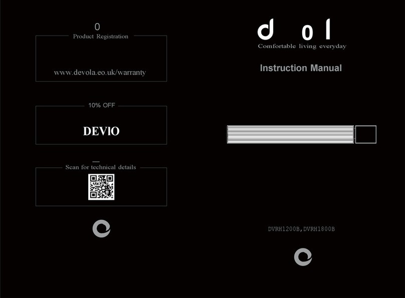 DEVOLA DVRH1200B User manual