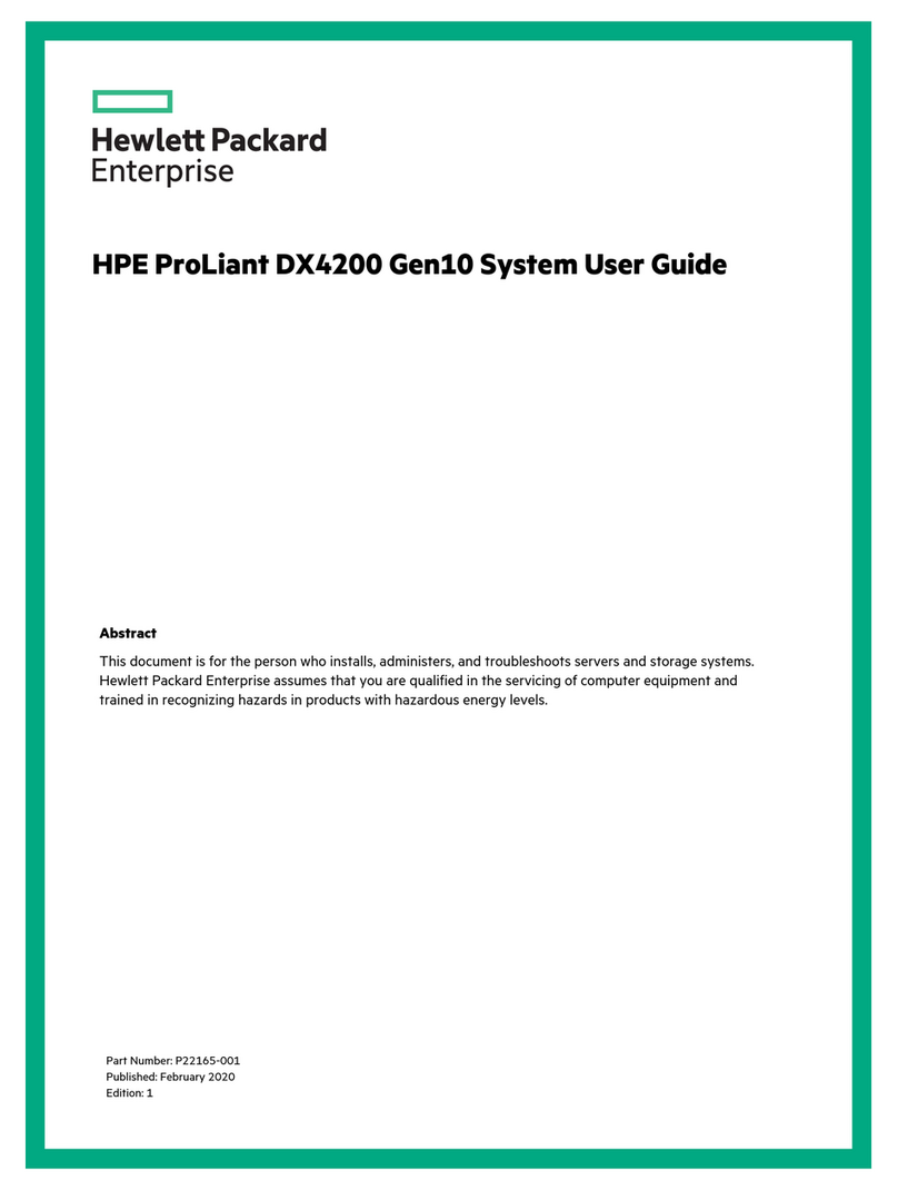 Hewlett Packard Enterprise ProLiant DX4200 Gen10 System user guide