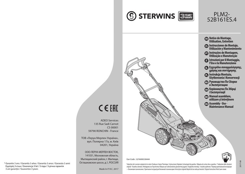 STERWINS PLM2- 52B161ES.4 Maintenance manual
