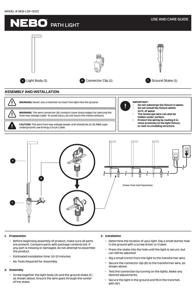 NEBO NEB-LSP-0015 User manual