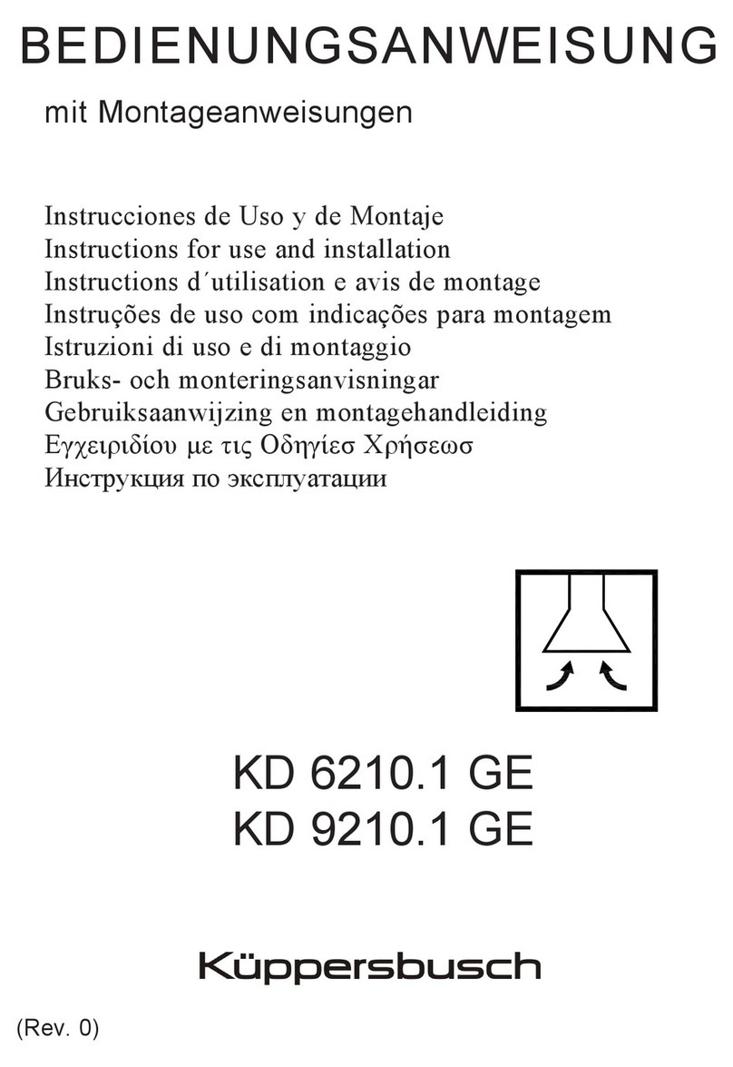 Kuppersbusch KD 6210.1 GE Instructions for use and installation