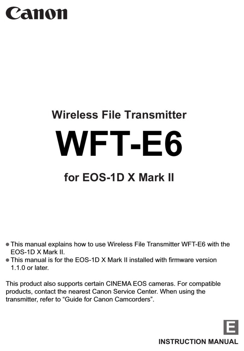 Canon WFT-E6 User manual