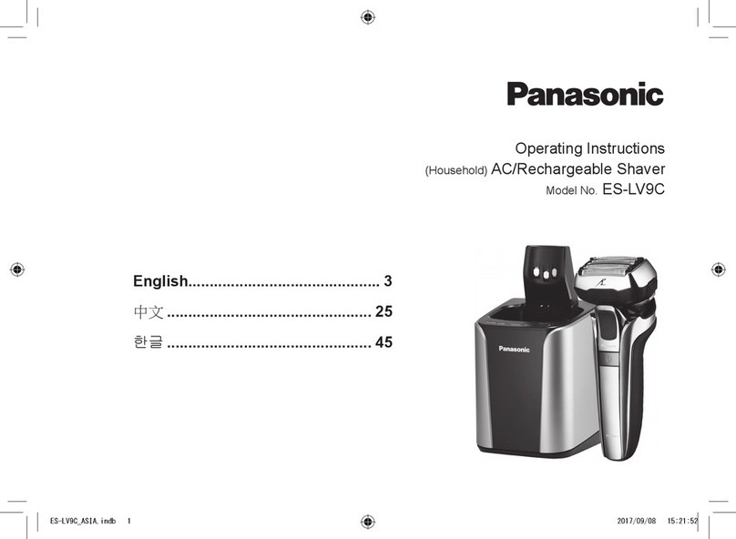 Panasonic ES-LV9C operating instructions