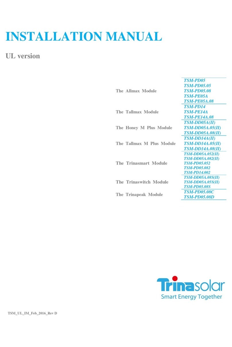 Trina Solar TSM-PD05 installation manual Trina Solar TSM-PD05 installation manual