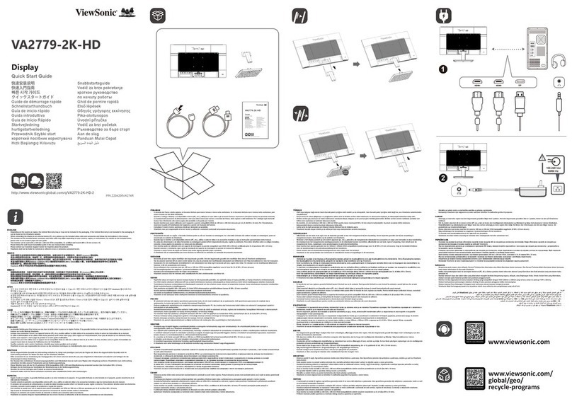 ViewSonic VA2779-2K-HD User manual