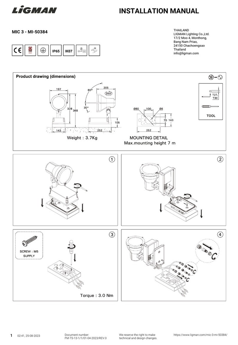 LIGMAN MIC 3 User manual