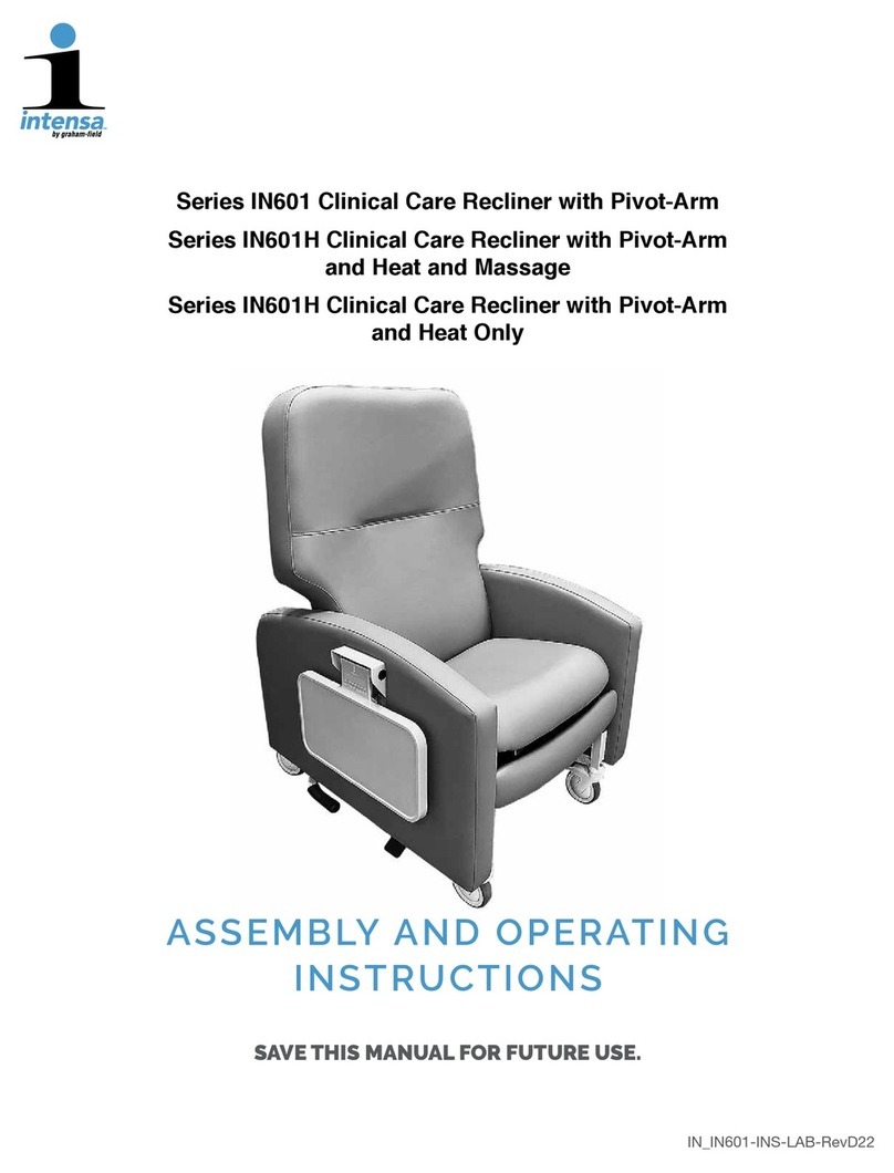 Graham Field intensa IN601 Series Assembly and operating instructions