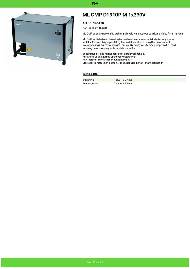 IPC ML.Compact ML CMP D1310P M 1x230V User manual