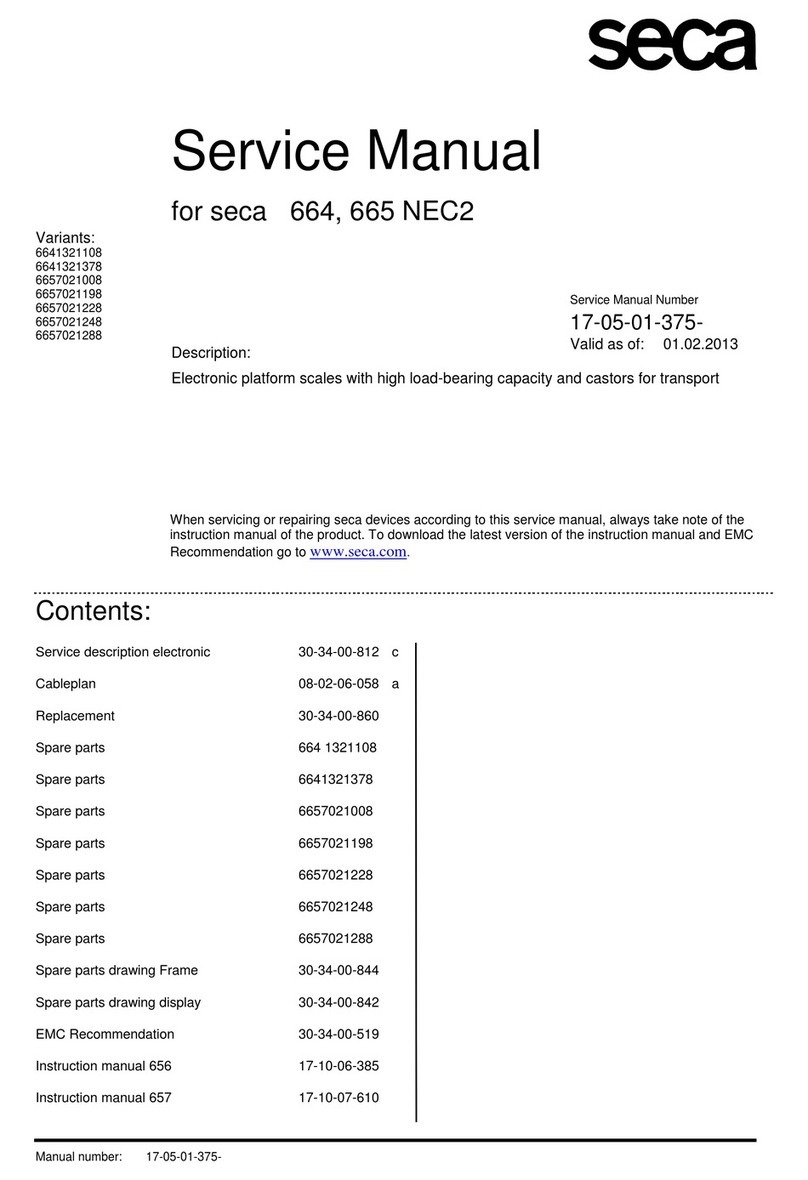 Seca 6641321108 User manual