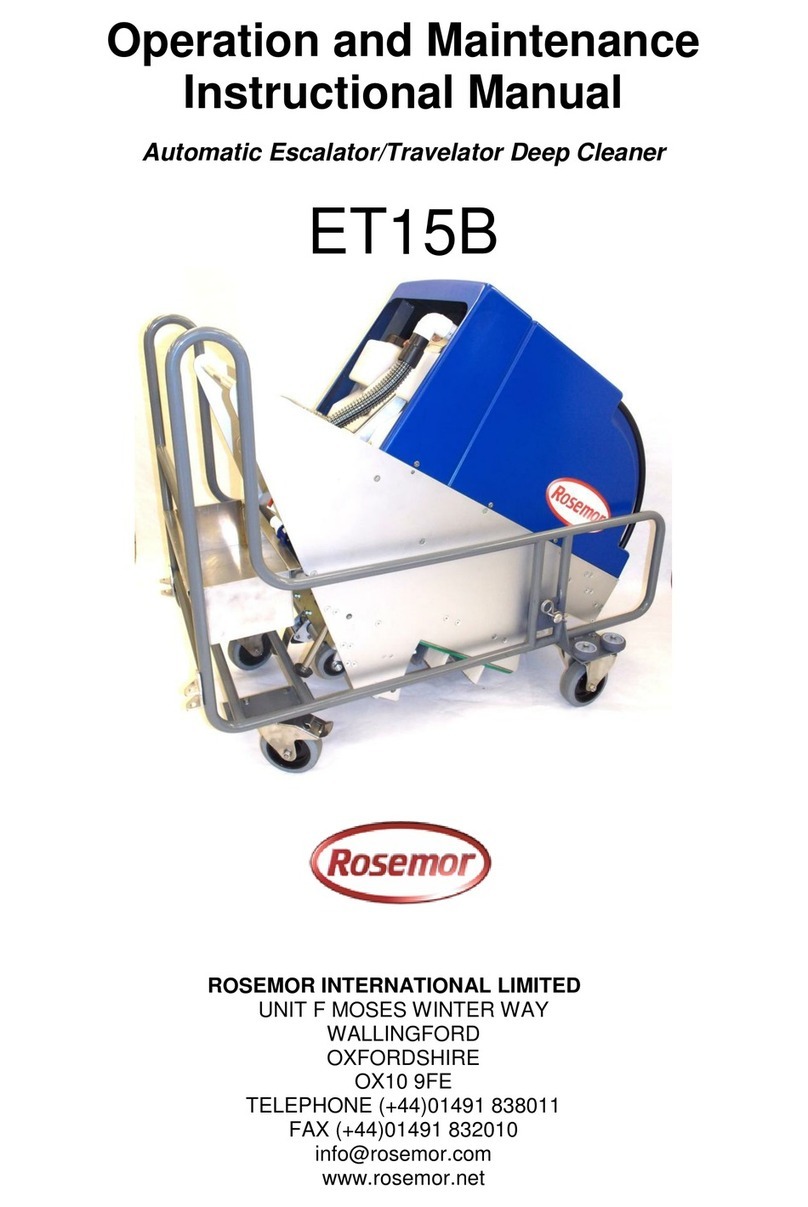 Rosemor ET15B Operation and Maintenance Instructional Manual