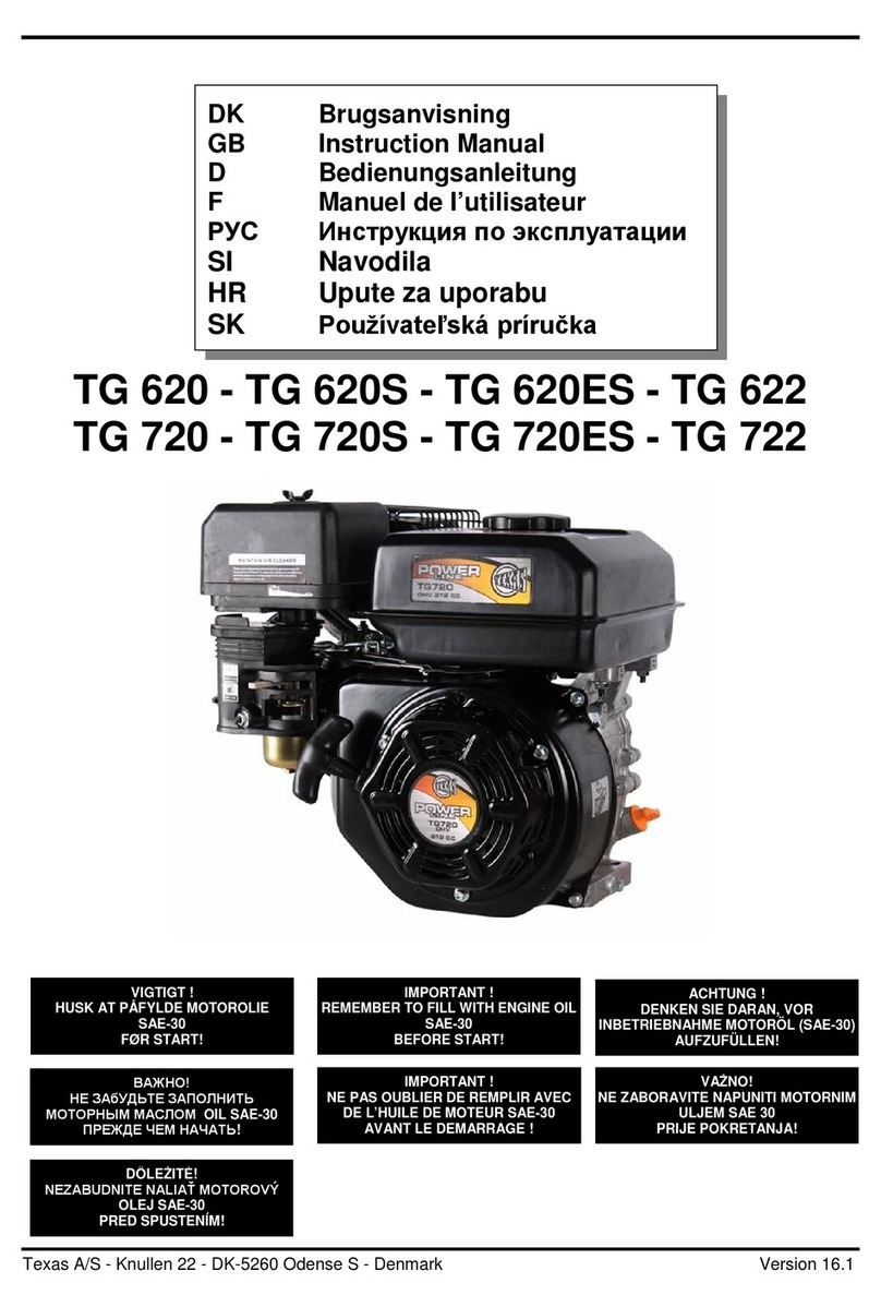 Texas A/S POWER LINE TG 622 User manual
