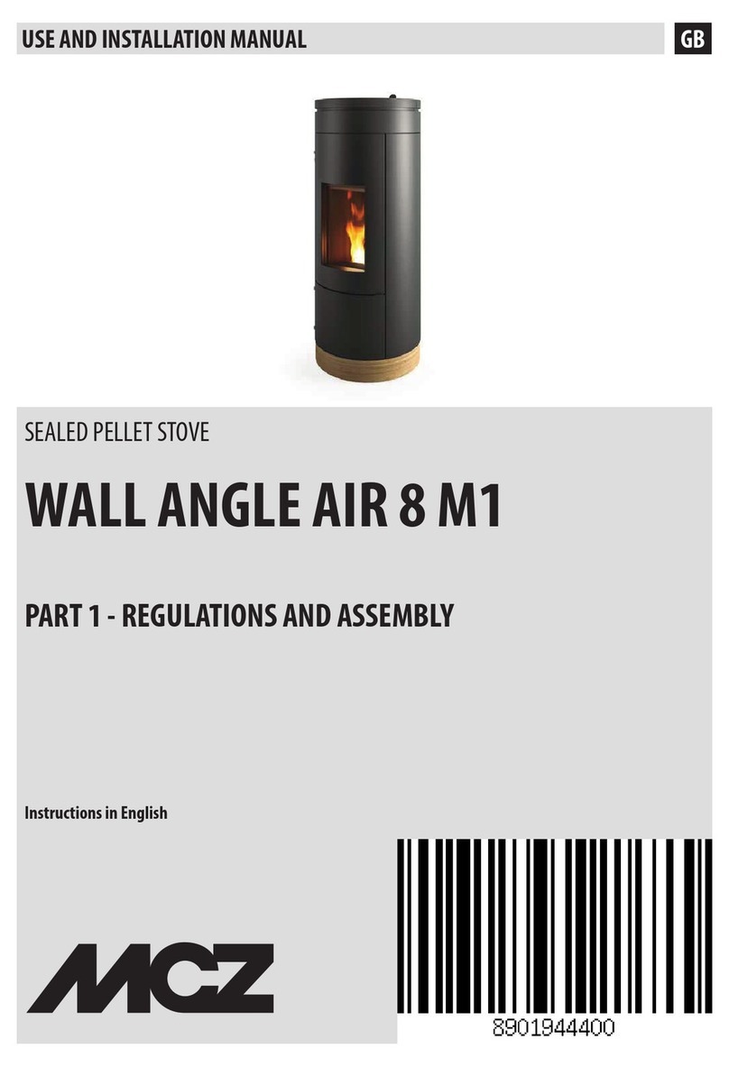 MCZ WALL ANGLE AIR 8 M1 Technical specifications