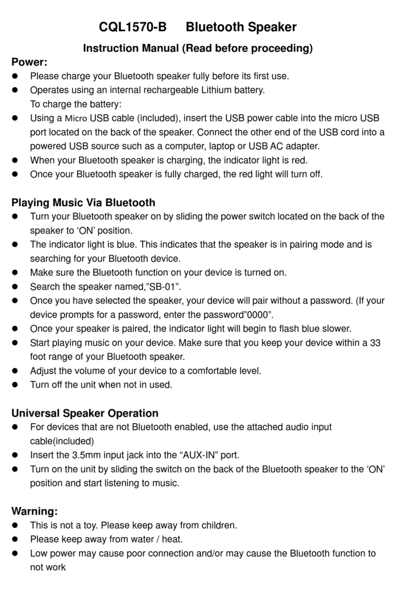 Conquer CQL1570-B instruction manual