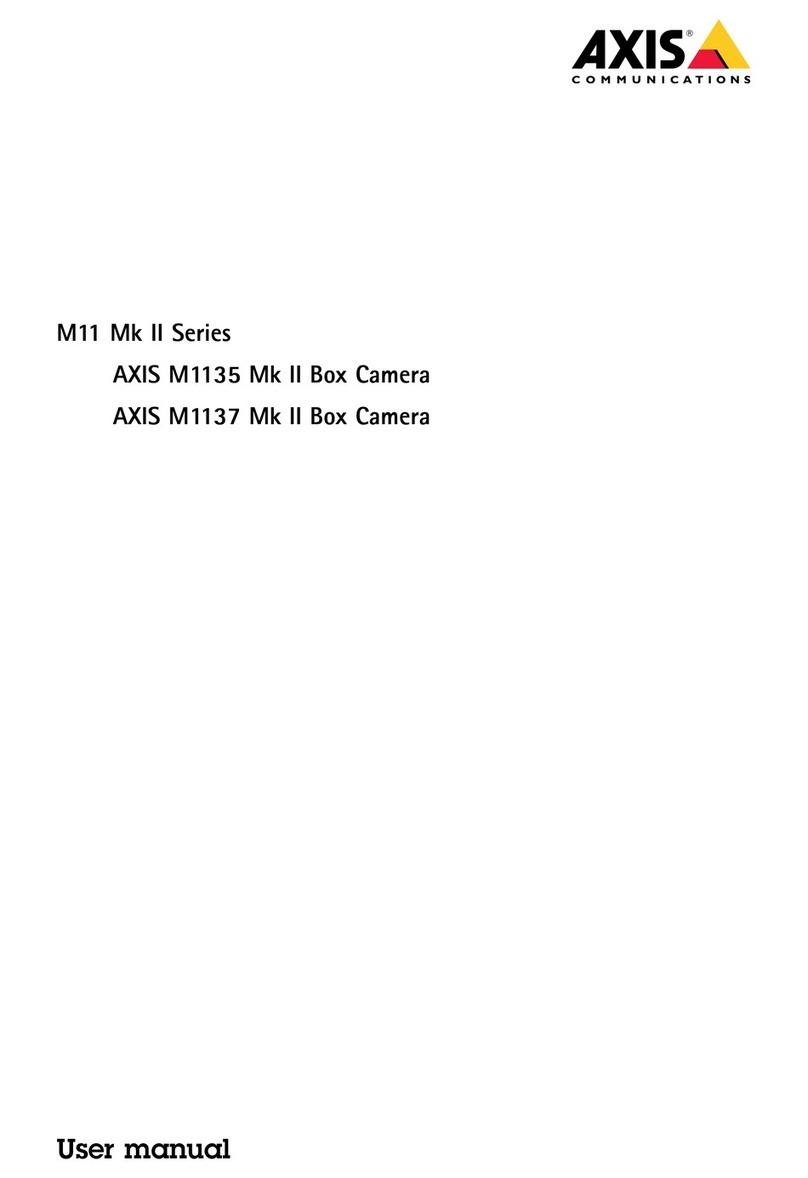 Axis Mk II Series User manual