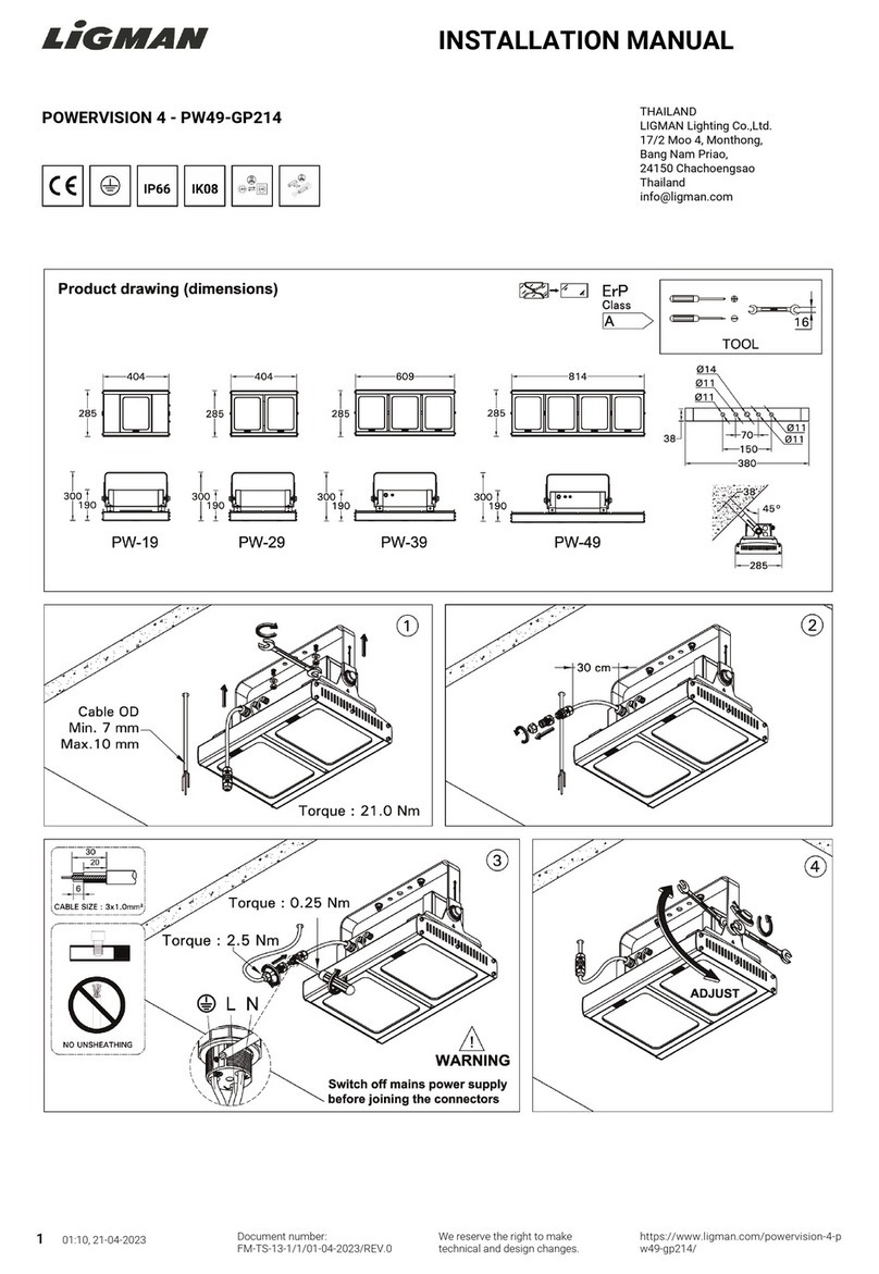 LIGMAN POWERVISION 4 installation manual LIGMAN POWERVISION 4 installation manual