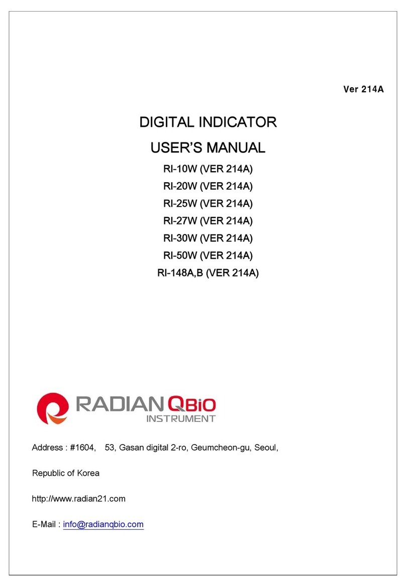 Radian RI-10W user manual