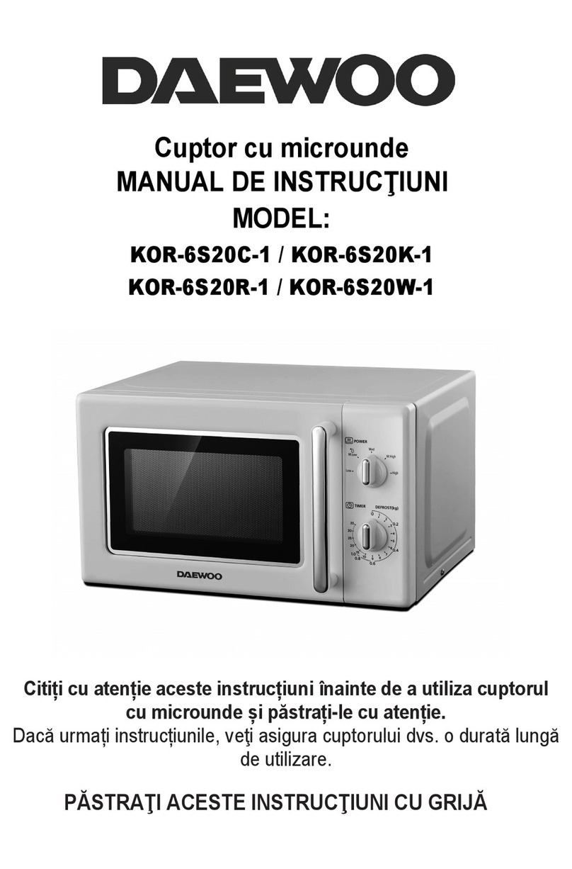 Daewoo KOR-6S20C-1 User manual
