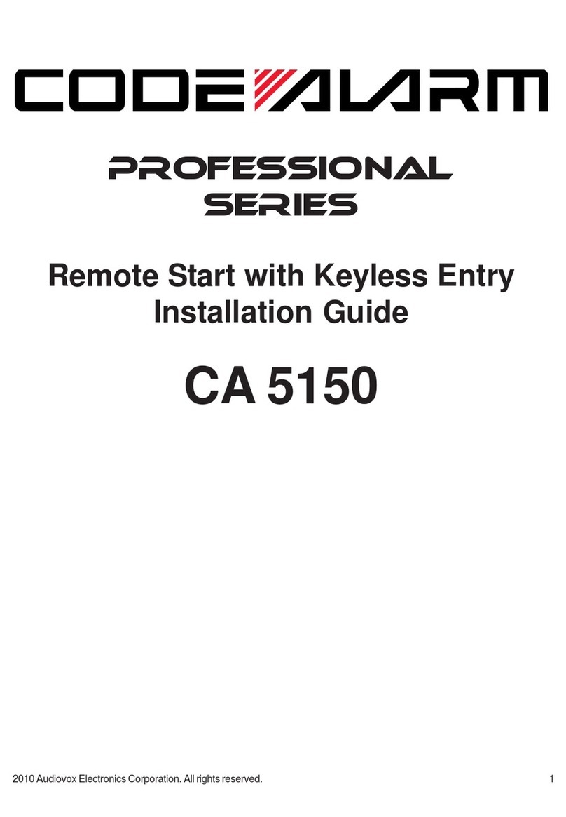 Code Alarm CA 5150 User manual