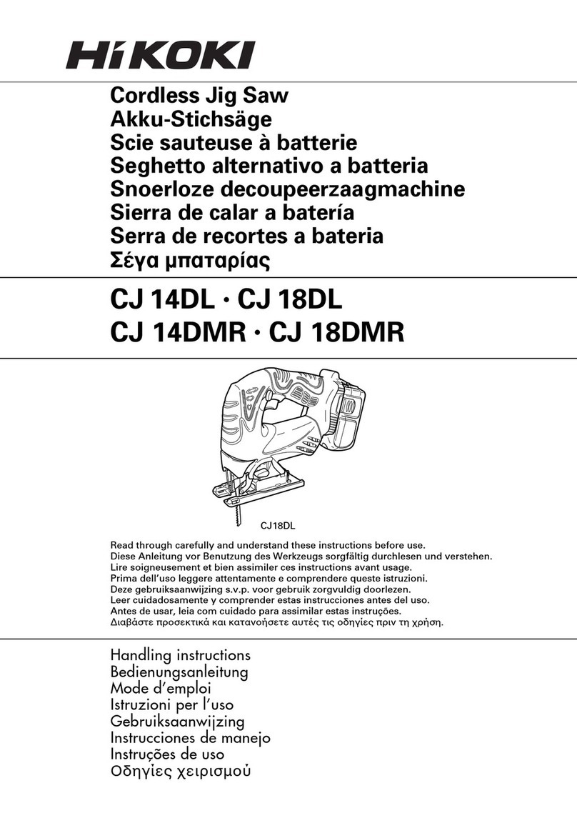 HIKOKI CJ 14DL User manual