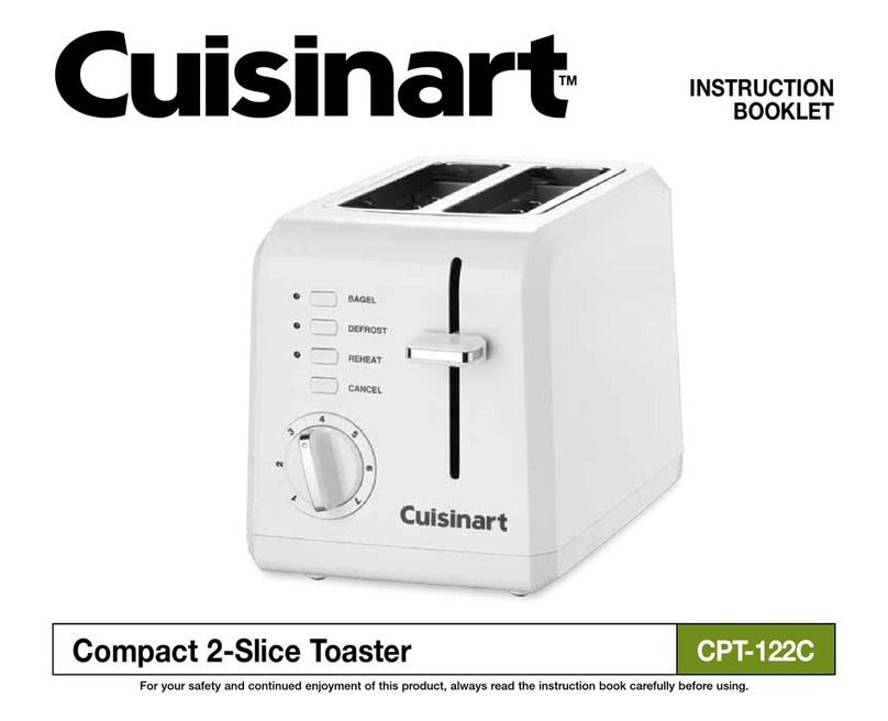 Cuisinart CPT-122C Instruction booklet Cuisinart CPT-122C Instruction booklet